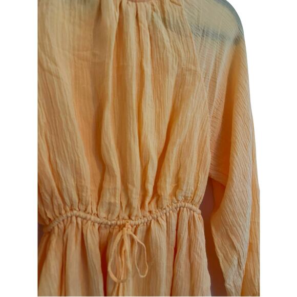 Faithfull the Brand  Constance Linen Gauze Mini Dress - Picture 10 of 12